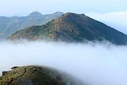 飛鵝山上的雲海景色