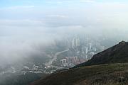 飛鵝山上的雲海景色