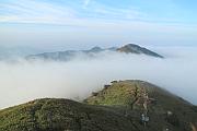 飛鵝山上的雲海景色