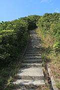 登上孖崗山的漫長石級