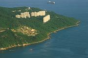 遠眺鶴咀半島