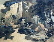 張大千《八德園迎客徑》