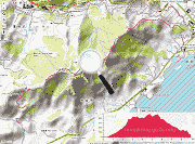 按下展示登山路線圖